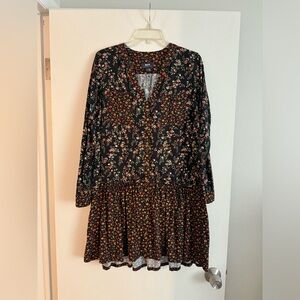 Anthropologie x Maeve Dual Floral Print Dress